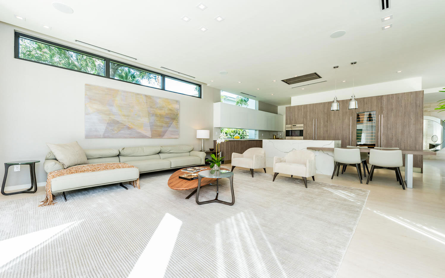 Family room off the kitchen